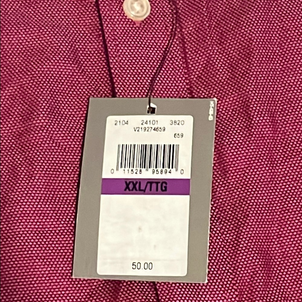 NWT Van Heusen Wrinkle-Free Short Sleeve Shirt - Picture 5 of 5